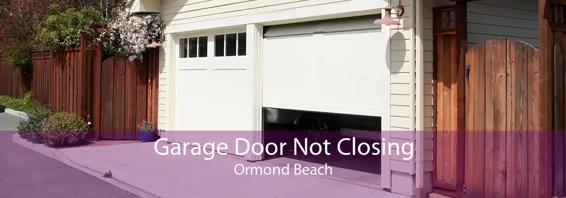 Garage Door Not Closing Ormond Beach