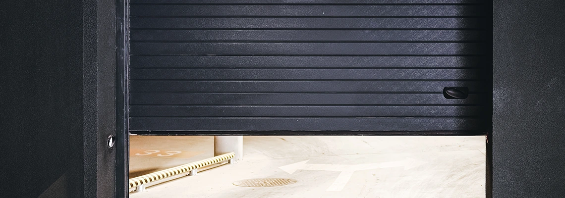 Residential Black Garage Door Installation in Ormond Beach, FL